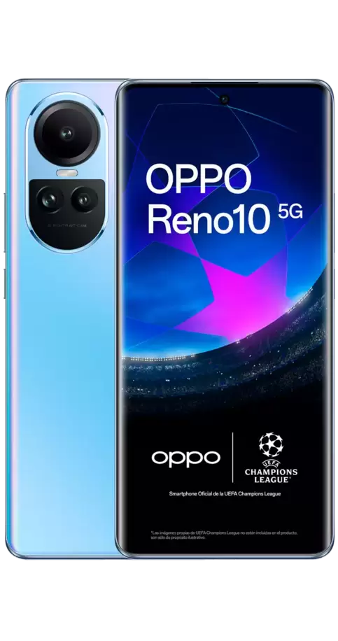 Oferta de OPPO Reno10 5G 256GB azul por 150€ en Orange