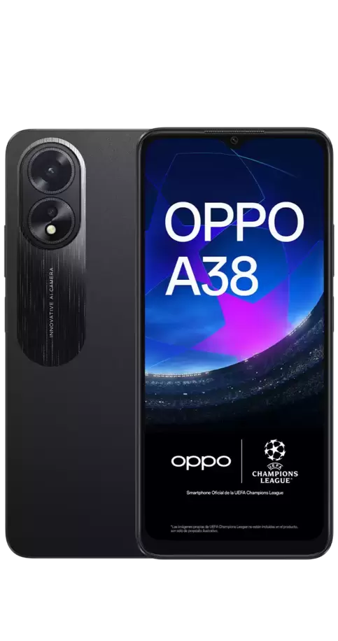 Oferta de OPPO A38 128GB negro por 24€ en Orange