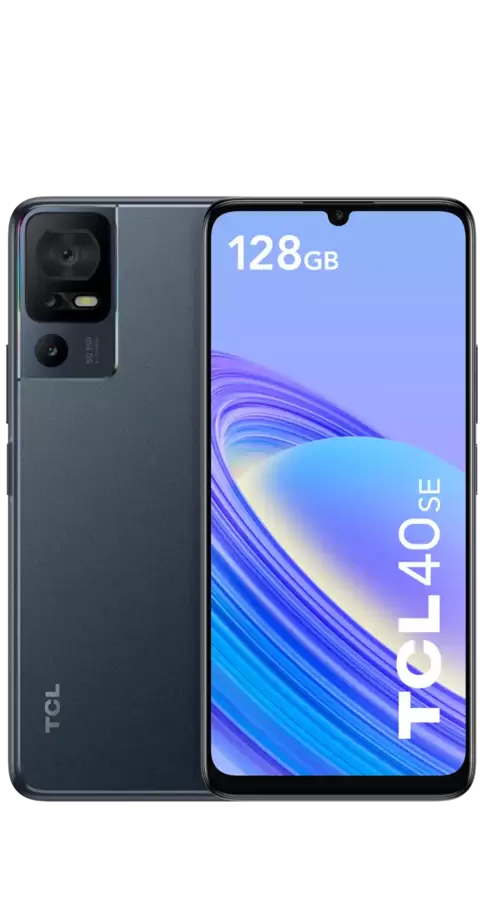 Oferta de TCL 40 SE 128GB gris por 24€ en Orange