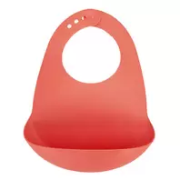 Oferta de Babero rígido con recoge-migas Yummix - Rosa por 3€ en Orchestra