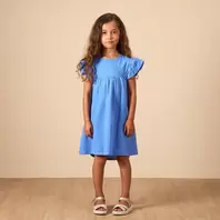 Oferta de Robe manches courtes volantées en plumetis pour fille por 12€ en Orchestra