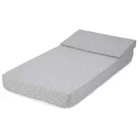 Oferta de Colchón Star 60x120 cm con cuña antirreflujo - Gris con estampado de estrellas por 50€ en Orchestra