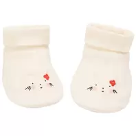 Oferta de Chaussons en jersey print chat pour bébé fille por 4€ en Orchestra
