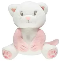 Oferta de Peluche de gato con detalles bordados y toques de rosa por 10€ en Orchestra