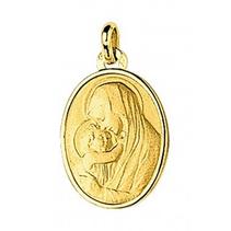 Oferta de Colgante bañado en oro amarillo con la Virgen y el Niño por 45,6€ en Oro Vivo