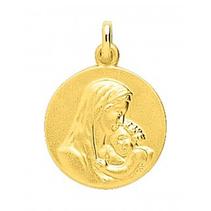 Oferta de Medalla colgante de la Virgen en oro amarillo 9K por 223,2€ en Oro Vivo