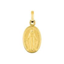 Oferta de Medalla de la virgen milagrosa de oro amarillo de 18K por 260€ en Oro Vivo