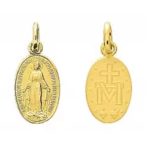 Oferta de Colgante de oro amarillo 9K con la virgen por 156€ en Oro Vivo