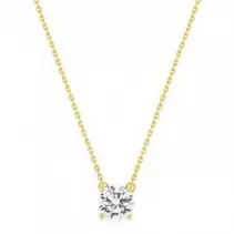 Oferta de Collar Oro Amarillo 18K Diamante Creado 1,00CT por 1800€ en Oro Vivo