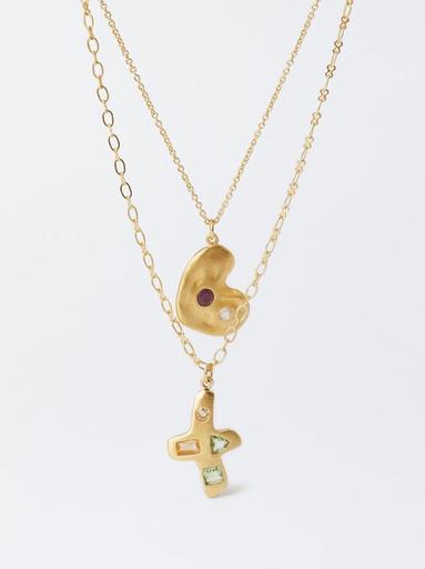 Oferta de NEW Set Of Gold-Plated Necklaces 18k  Set Of Gold-Plated Necklaces 18k por 39,99€ en Parfois