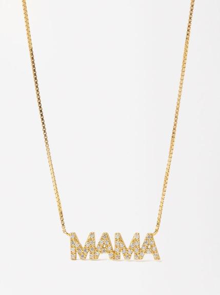 Oferta de Mom Cubic Zirconia Necklace - 925 Sterling Silver por 25,99€ en Parfois