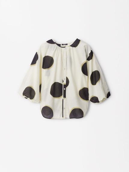 Oferta de Polka Dot Cotton Shirt por 23,99€ en Parfois