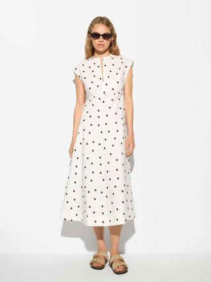 Oferta de Polka Dot 100% Cotton Dress por 39,99€ en Parfois