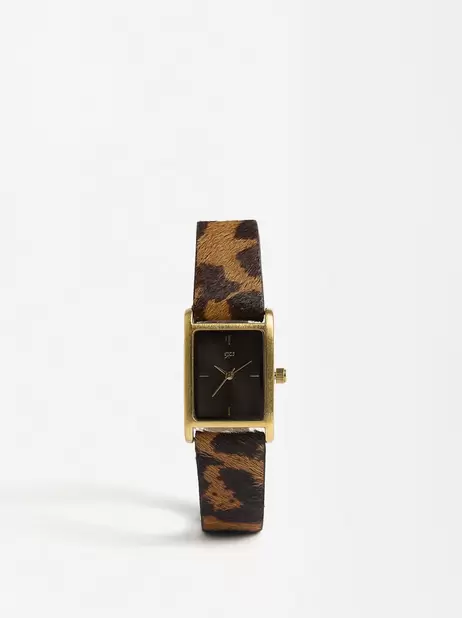 Oferta de Leather Strap Watch por 35,99€ en Parfois