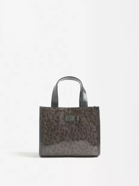 Oferta de Leopard Print Mini Tote Bag por 19,99€ en Parfois