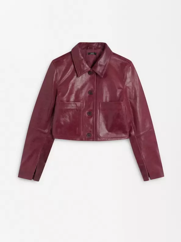 Oferta de Cropped Leather Jacket por 99,99€ en Parfois