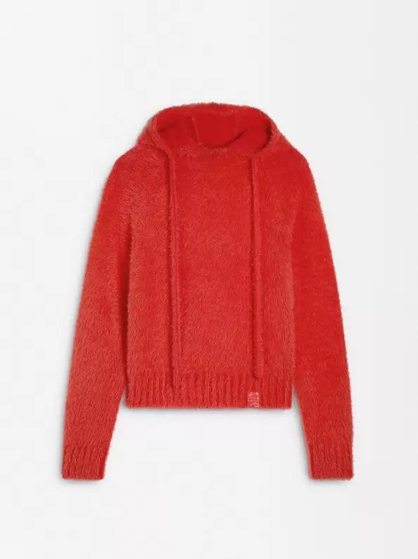 Oferta de Knit Sweatshirt With Hood por 32,99€ en Parfois