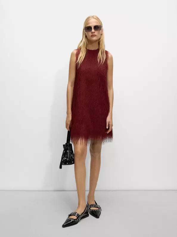 Oferta de Short Dress With Fur Effect por 45,99€ en Parfois