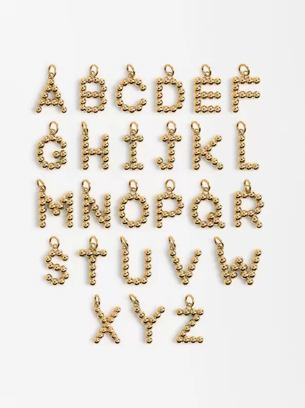 Oferta de Stainless Steel Charm Letter A por 12,99€ en Parfois