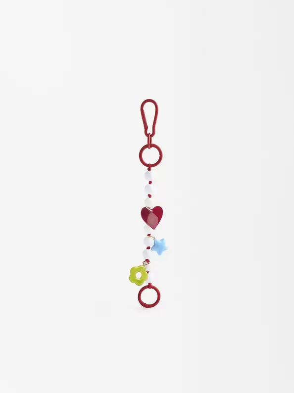 Oferta de Keychain In The Shape Of A Heart And Star por 15,99€ en Parfois