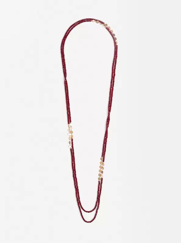 Oferta de Long Necklace With Resin Pendant por 4,99€ en Parfois