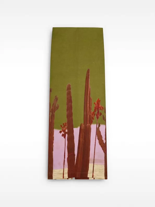 Oferta de 100% linen skirt with print por 45,99€ en Parfois