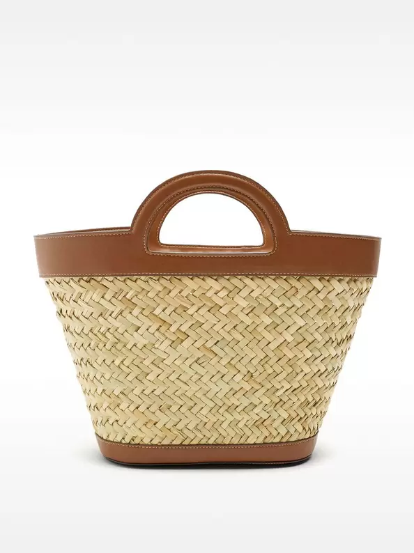 Oferta de Raffia tote bag with crossbody strap M por 35,99€ en Parfois