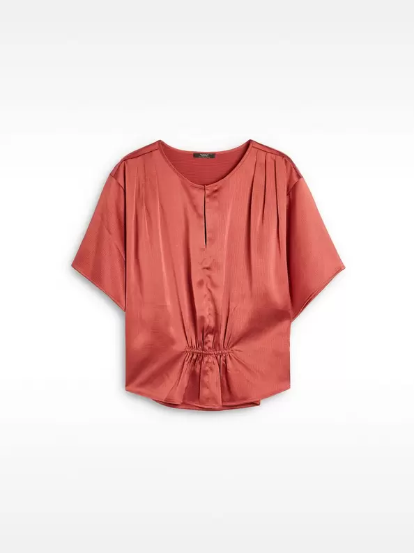 Oferta de Satin top with gathered por 29,99€ en Parfois