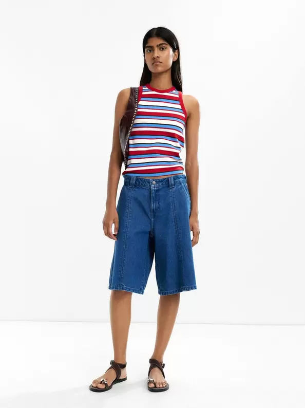 Oferta de Denim bermuda shorts 100% cotton por 32,99€ en Parfois