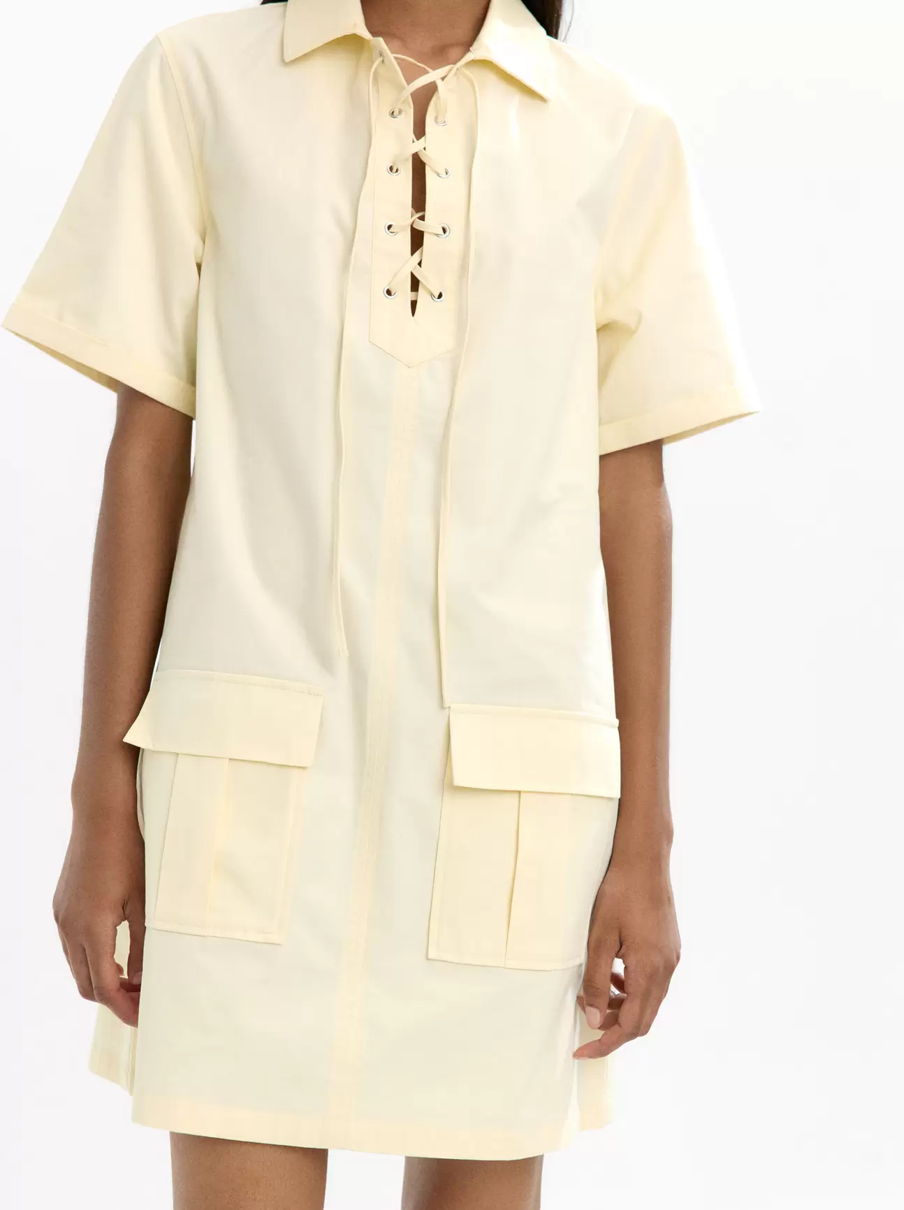 Oferta de Shirt dress with pockets 100% cotton por 35,99€ en Parfois