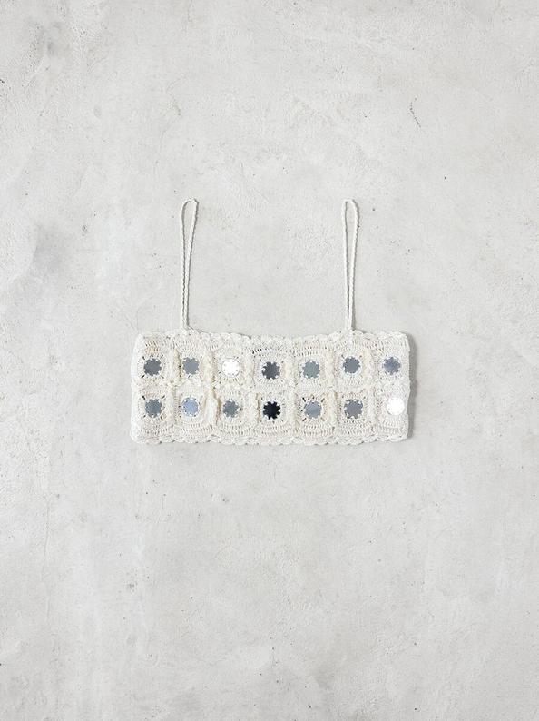 Oferta de Short knitted top with mirror detail por 35,99€ en Parfois