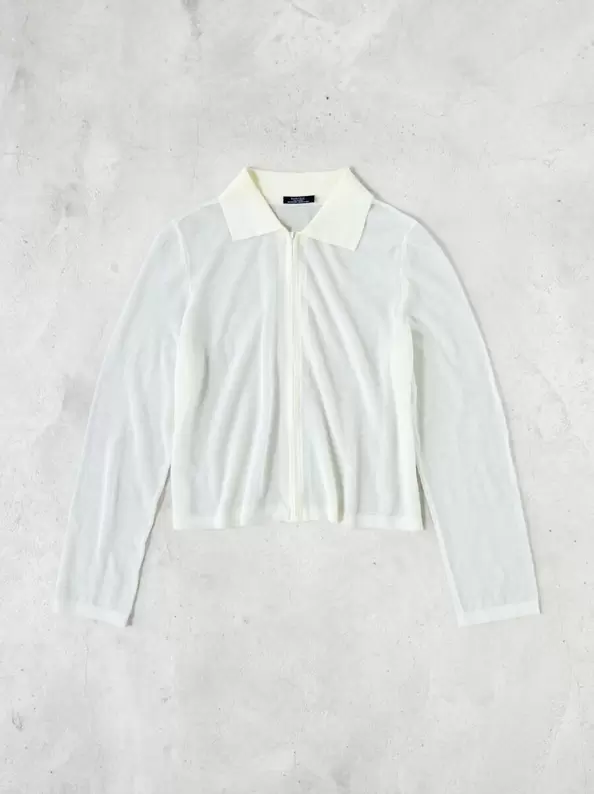 Oferta de Zipped knit cardigan por 45,99€ en Parfois