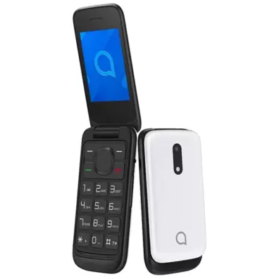 Oferta de TELEFONO MOVIL LIBRE ALCATEL 2057D PANTALLA 2.4"/DUAL SIM/CON TAPA/BLANCO por 42,68€ en PCBox