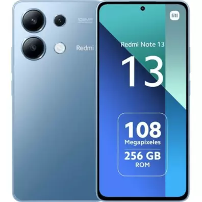 Oferta de TELEFONO MOVIL LIBRE XIAOMI REDMI NOTE 13 6.67" /OCTA CORE/ 8GB/ 256GB/ ANDROID 13/ BLUE por 189,99€ en PCBox