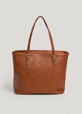 Oferta de EMBOSSED LOGO TOTE BAG por 85€ en Pepe Jeans