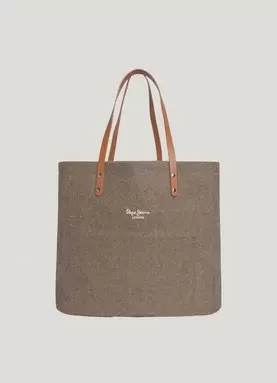 Oferta de HERRINGBONE TOTE BAG por 59,9€ en Pepe Jeans