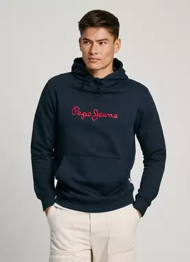 Oferta de REGULAR FIT HOODIE por 79,9€ en Pepe Jeans