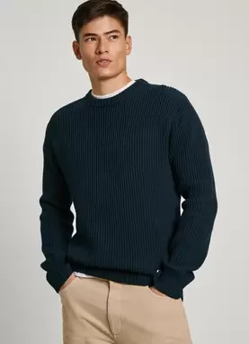 Oferta de REGULAR FIT CREW NECK JUMPER por 79,9€ en Pepe Jeans