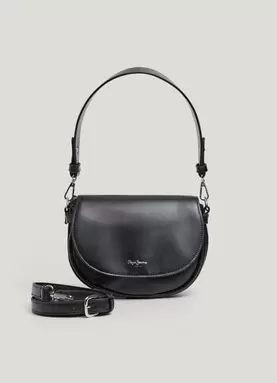 Oferta de LEATHER EFFECT CROSSBODY BAG WITH FLAP por 69,9€ en Pepe Jeans