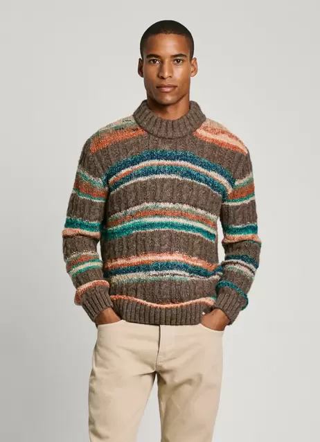 Oferta de REGULAR FIT KNIT JUMPER por 99€ en Pepe Jeans