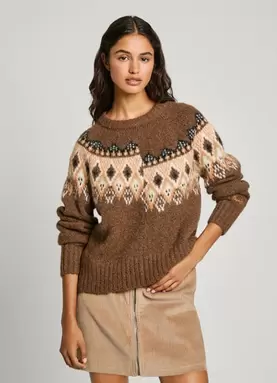 Oferta de FAIRISLE KNIT JUMPER por 99€ en Pepe Jeans