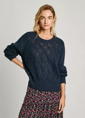 Oferta de BRAIDED KNIT JUMPER por 89,9€ en Pepe Jeans