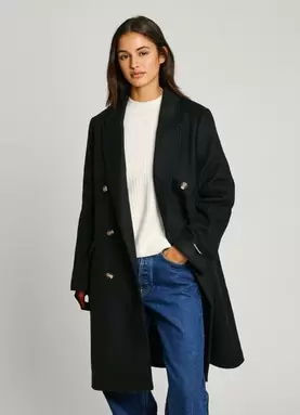 Oferta de DOUBLE-BREASTED COAT por 230€ en Pepe Jeans