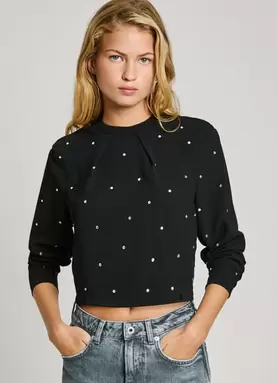 Oferta de STRASS DETAIL TOP por 99€ en Pepe Jeans