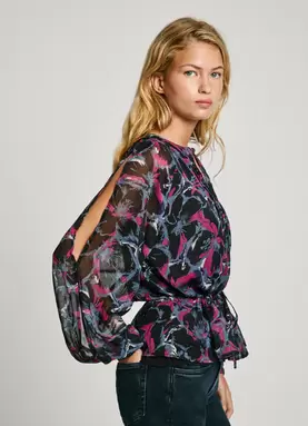 Oferta de FLORAL PRINT BLOUSE por 79,9€ en Pepe Jeans