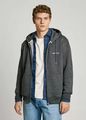 Oferta de REGULAR FIT FULL ZIP HOODIE por 89,9€ en Pepe Jeans