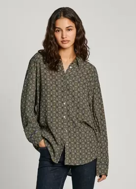 Oferta de FLOWY FLORAL PRINT SHIRT por 47,94€ en Pepe Jeans