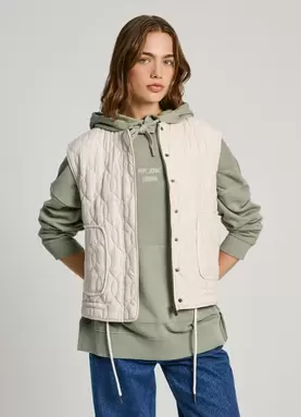 Oferta de QUILTED VEST por 72€ en Pepe Jeans