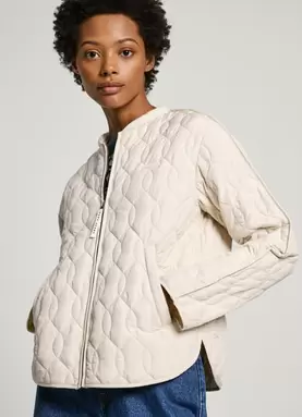 Oferta de QUILTED BOMBER JACKET por 84€ en Pepe Jeans