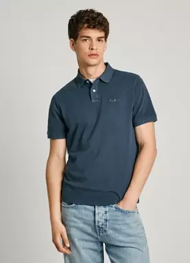 Oferta de SLIM FIT PIQUE POLO por 35,94€ en Pepe Jeans